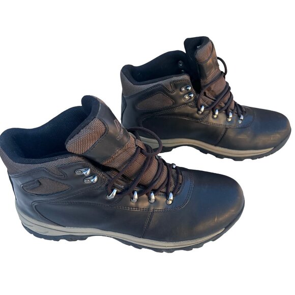 Ozark Trail Men's Size 11 Hiking Boots Recreation Black Leather & Manmade Upper - Picture 2 of 13